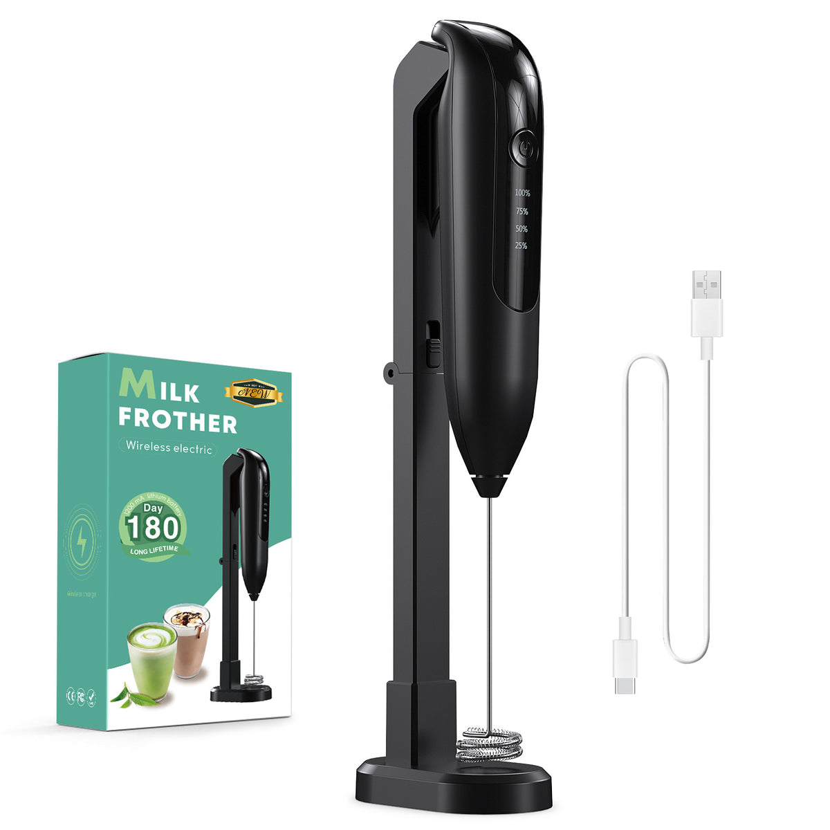 Cordless Handheld Egg Beater & Mixer – image 2