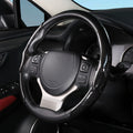 Glossy Carbon-Fibre Pattern Steering Wheel Cover, 36cm – image 7