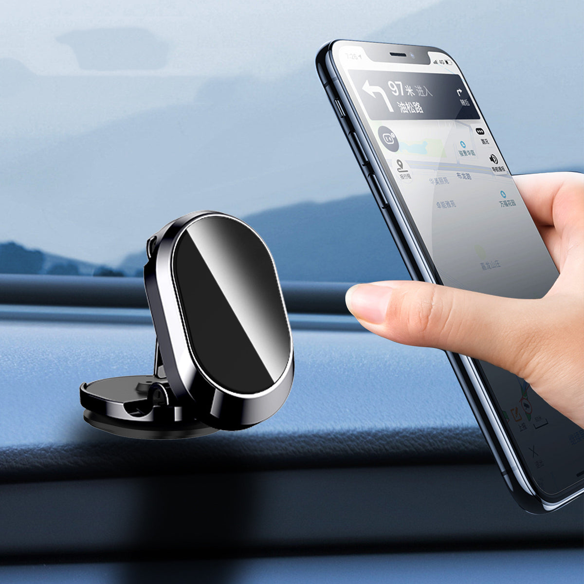 Folding Magnetic Car Phone Holder – image 7