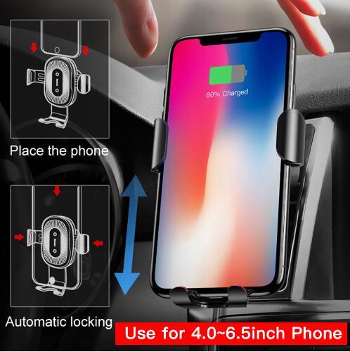 Gravity Wireless Charging Car Phone Holder – image 8