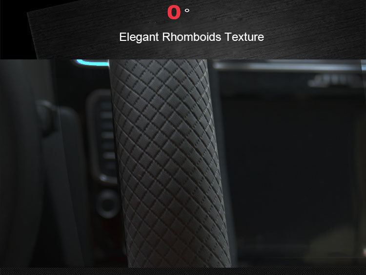 Microfibre Leather Steering Wheel Cover, 38cm – image 6