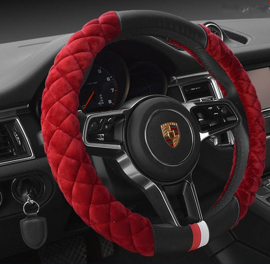 38cm Plush Steering Wheel Cover – image 6