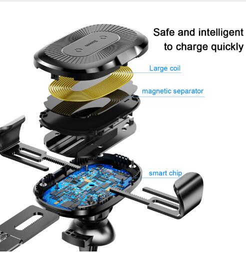 Gravity Wireless Charging Car Phone Holder – image 5