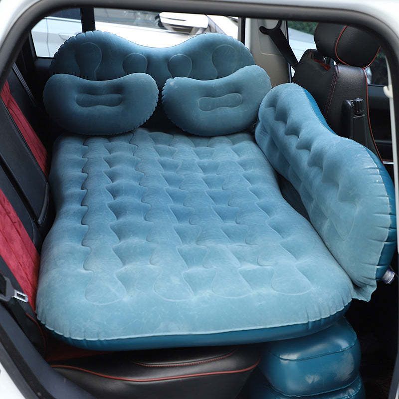 Inflatable Car Travel Mattress with Pillows