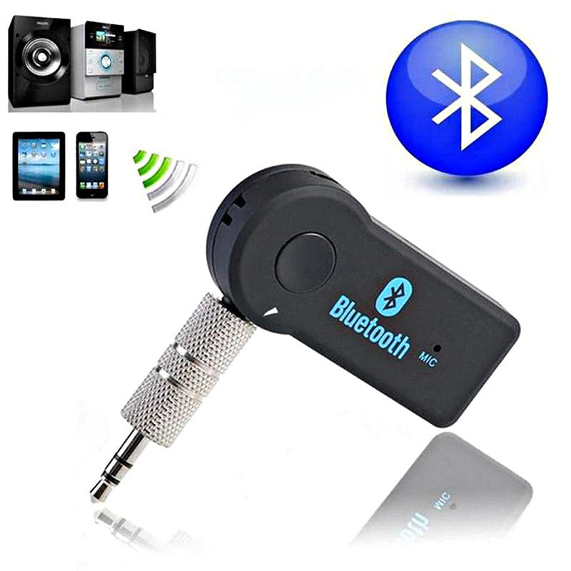 Bluetooth 3.5mm AUX Car Audio Receiver with Mic