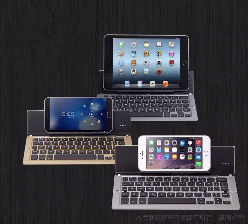 Foldable Bluetooth Keyboard for iOS, Android & Windows