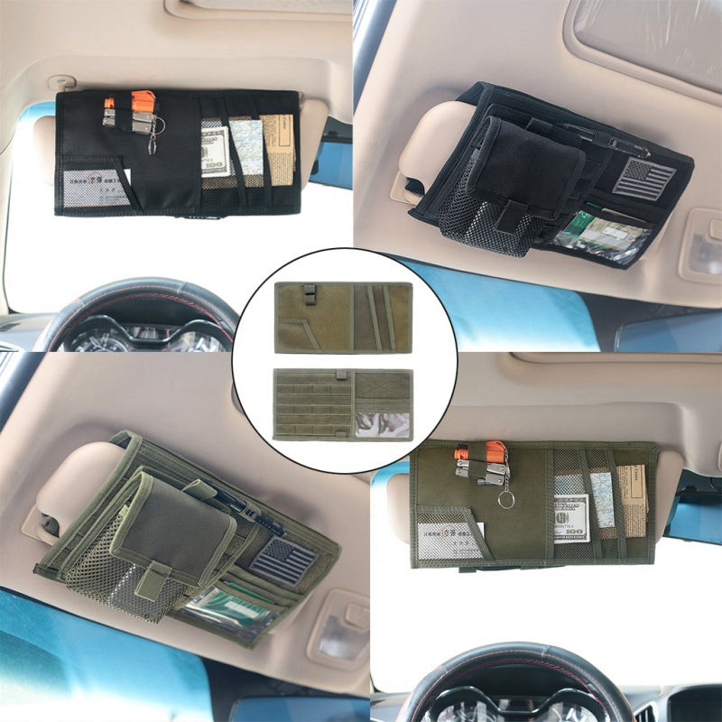 Car Sun Visor Organiser & Storage Panel – image 8