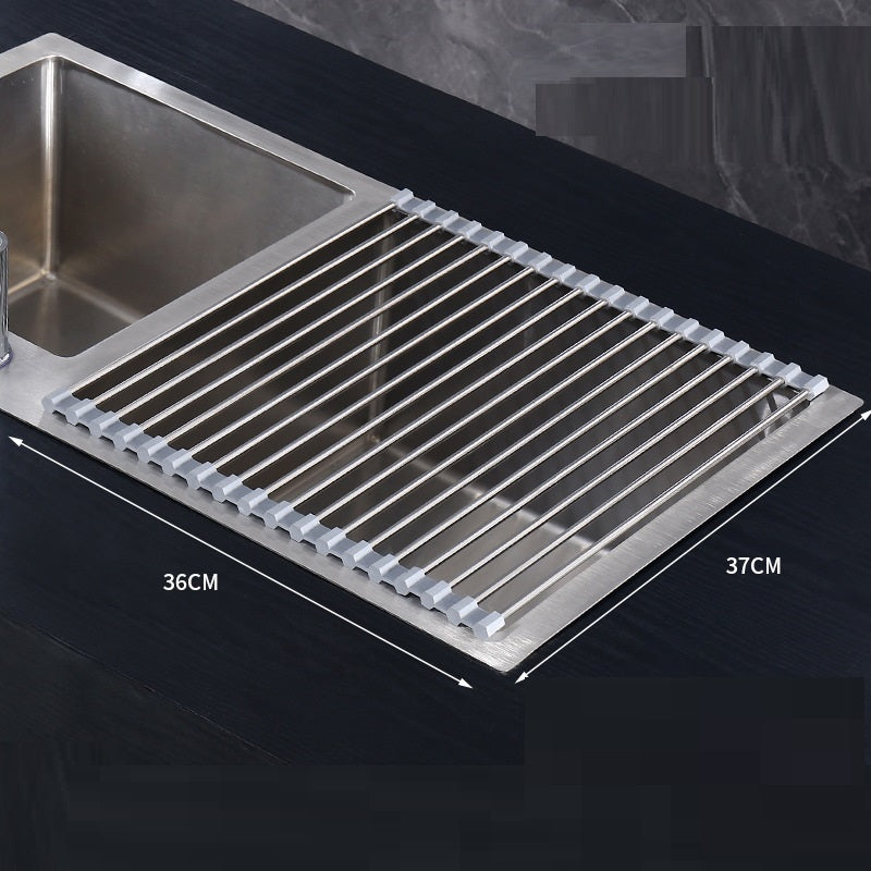 Roll-Up Kitchen Sink Drying & Drainage Rack – image 6