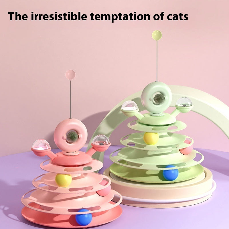 Interactive Cat Ball Tower – 4-Level Track Toy – product image 2
