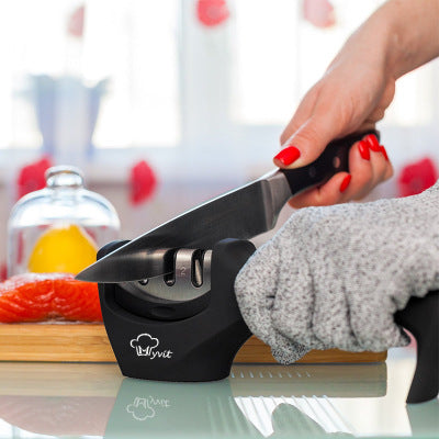 Manual Kitchen Knife Sharpener with Removable Sharpening Head – product image 1