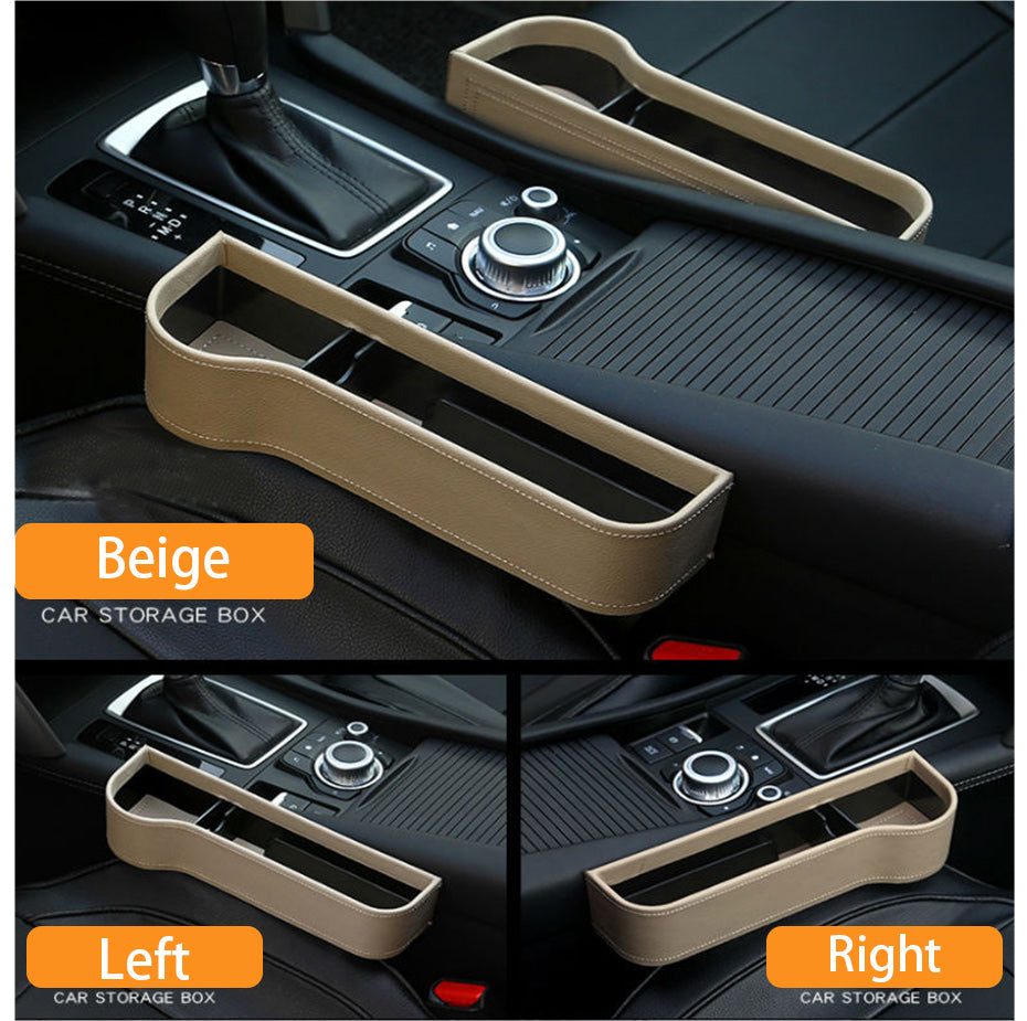 PU Leather Car Seat Gap Storage Box – image 9