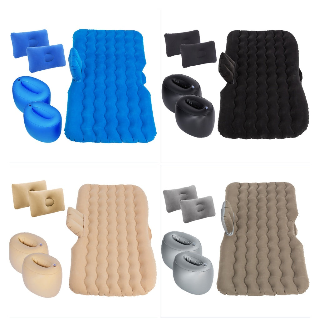 Inflatable Car Travel Mattress with Pillows – image 2