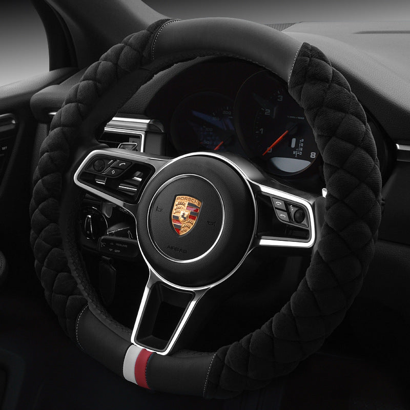 38cm Plush Steering Wheel Cover – image 10