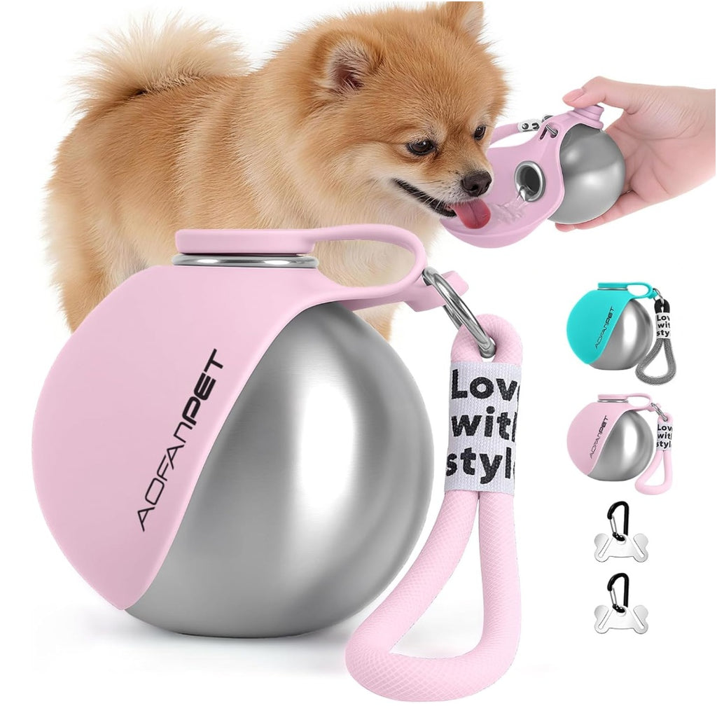 Portable Dog Water Bottle with Built-In Drinking Bowl – product image 2