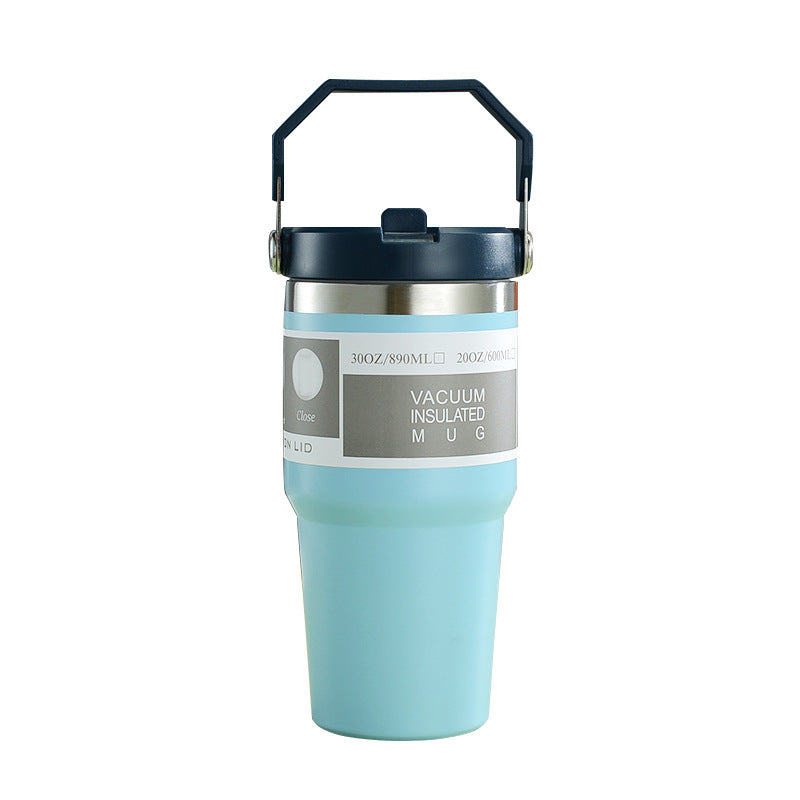 30oz Stainless Steel Travel Tumbler with Handle – image 10
