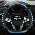 Leather & Silicone Steering Wheel Cover – Round or D-Shape – image 4
