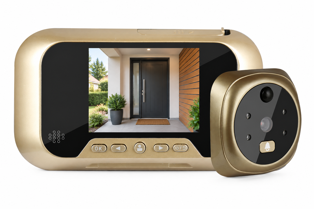 2.8" LCD Digital Peephole Video Doorbell with Night Vision