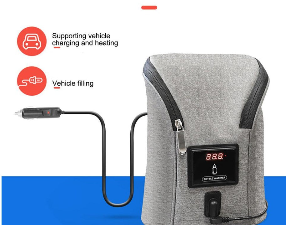 USB Portable Baby Bottle Warmer for Car Travel – image 8