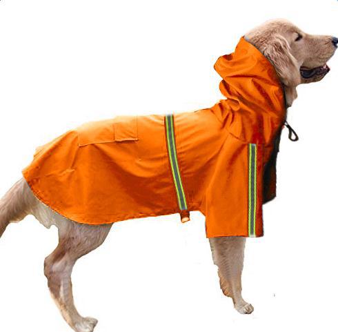 Waterproof Reflective Dog Raincoat with Hood – product image 6
