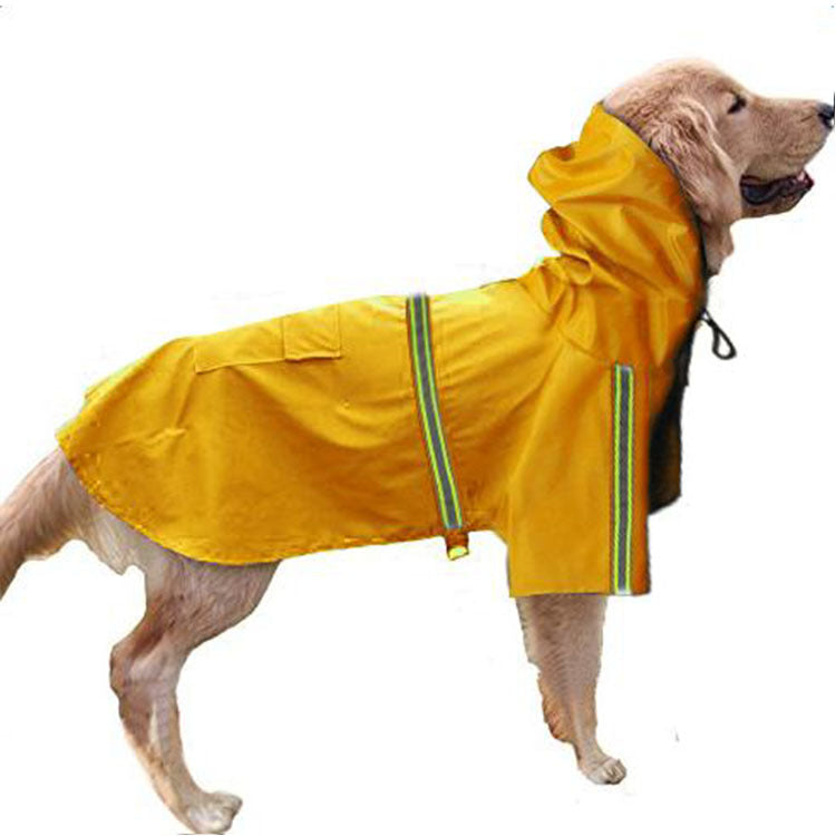 Waterproof Reflective Dog Raincoat with Hood – product image 5