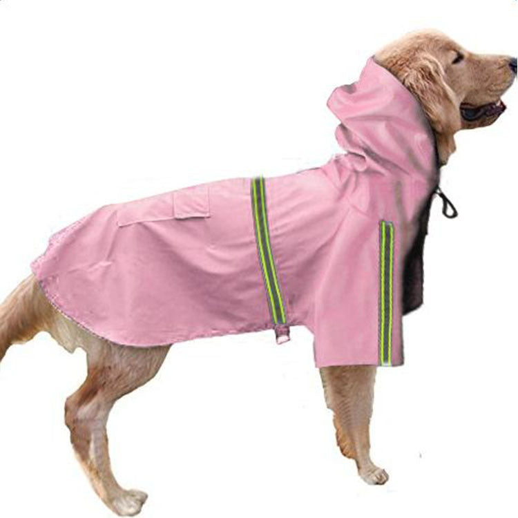 Waterproof Reflective Dog Raincoat with Hood – product image 7