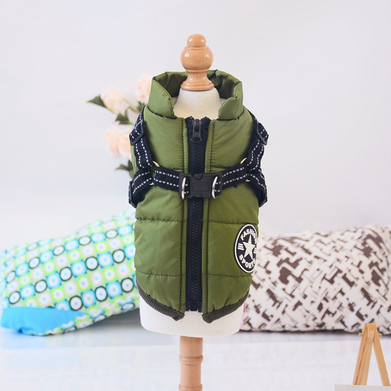 Waterproof Winter Dog Coat with Built-In Harness – product image 8