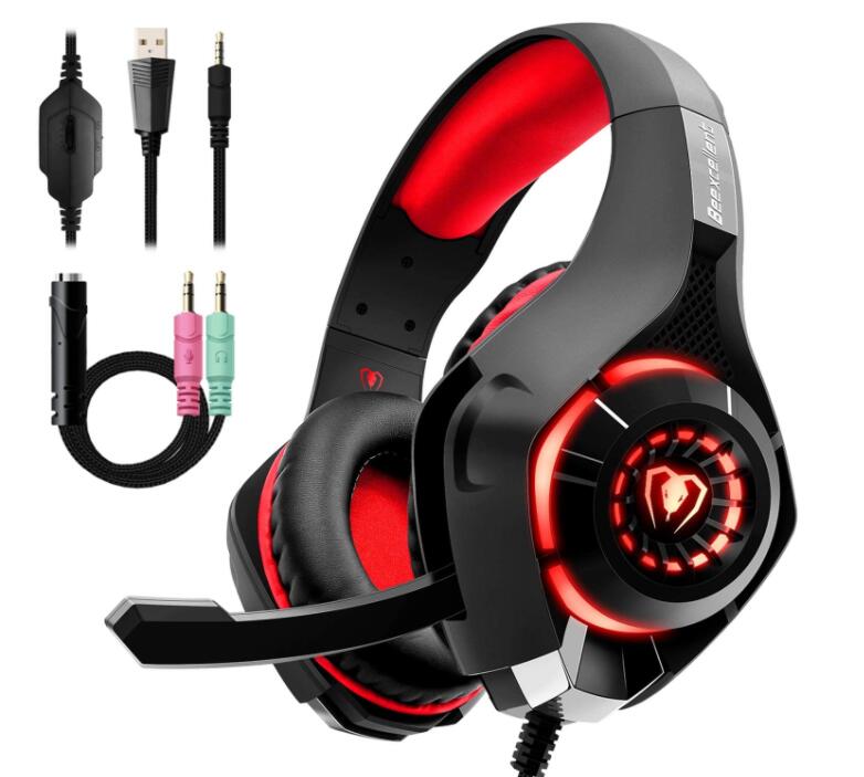 Stereo Gaming Headset with Mic & LED Light – product image 1