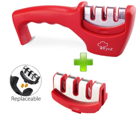 Manual Kitchen Knife Sharpener with Removable Sharpening Head – product image 20