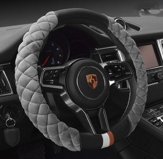 38cm Plush Steering Wheel Cover – image 2