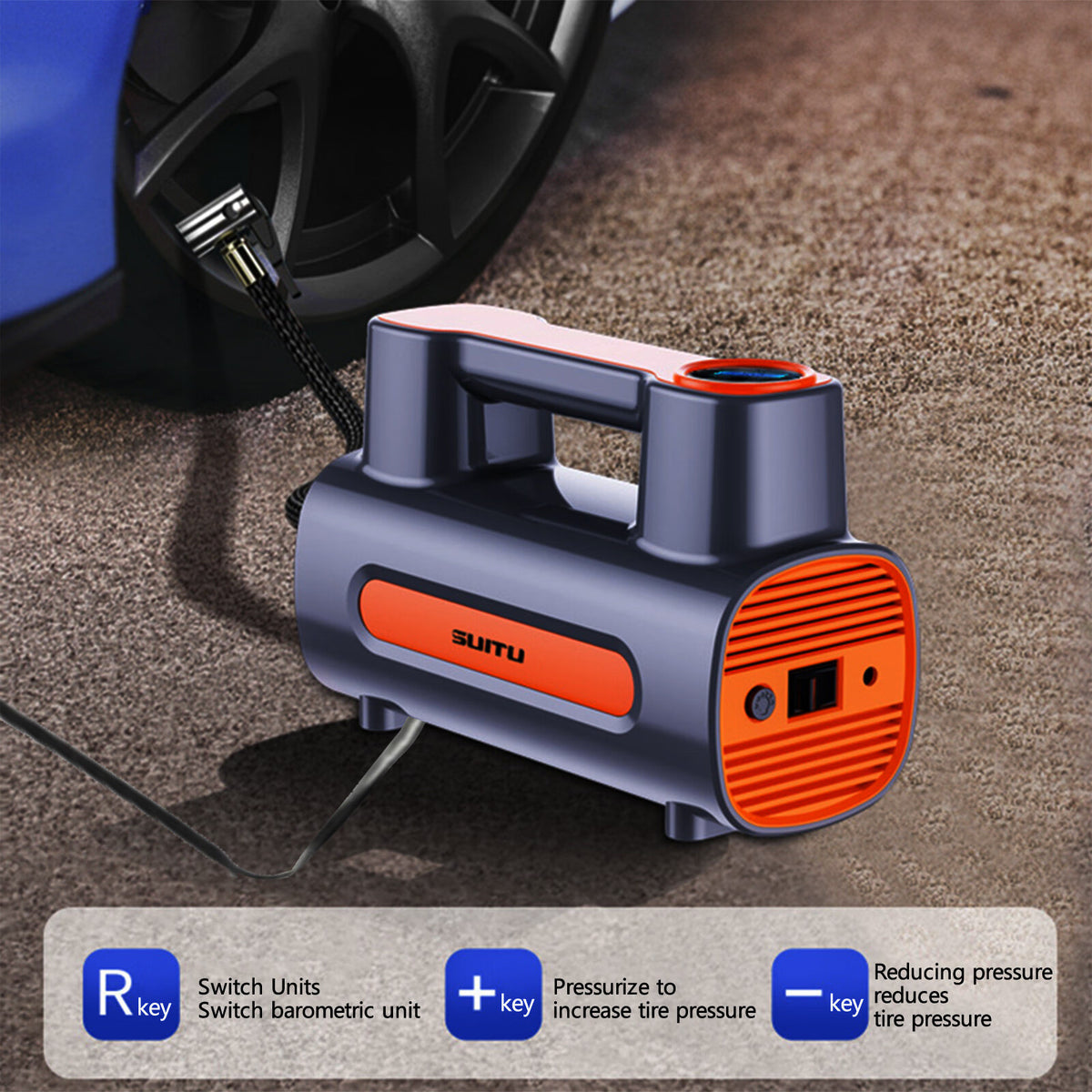 12V Portable Tyre Inflator – image 9