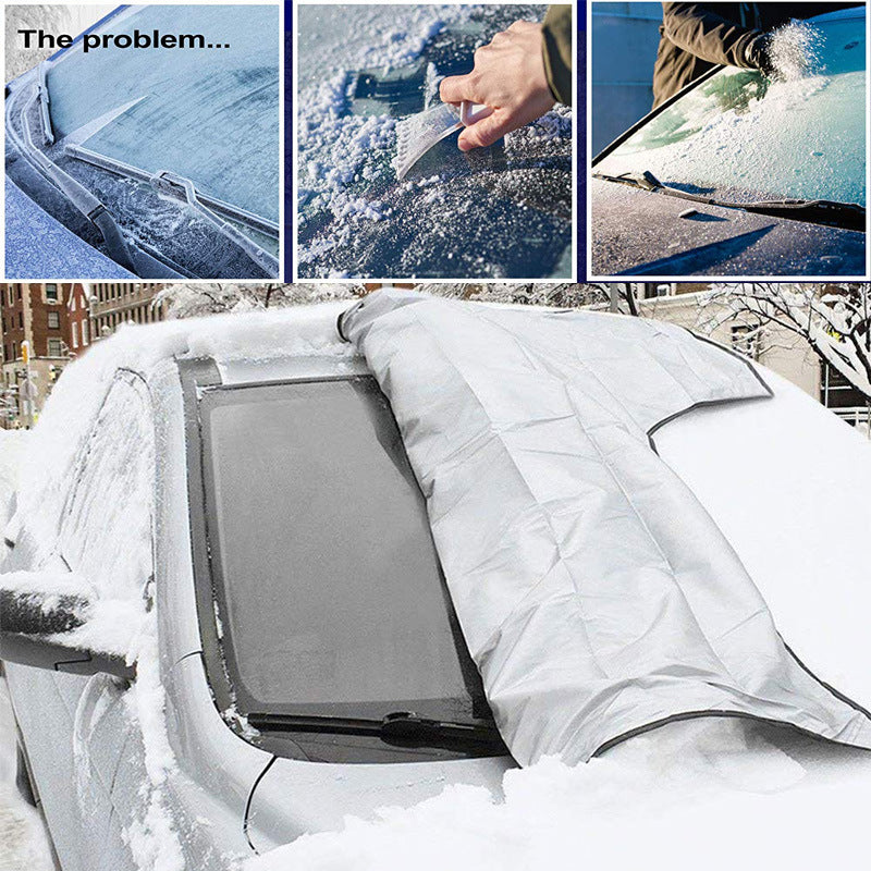 Magnetic Car Windscreen Snow Cover Set – image 5