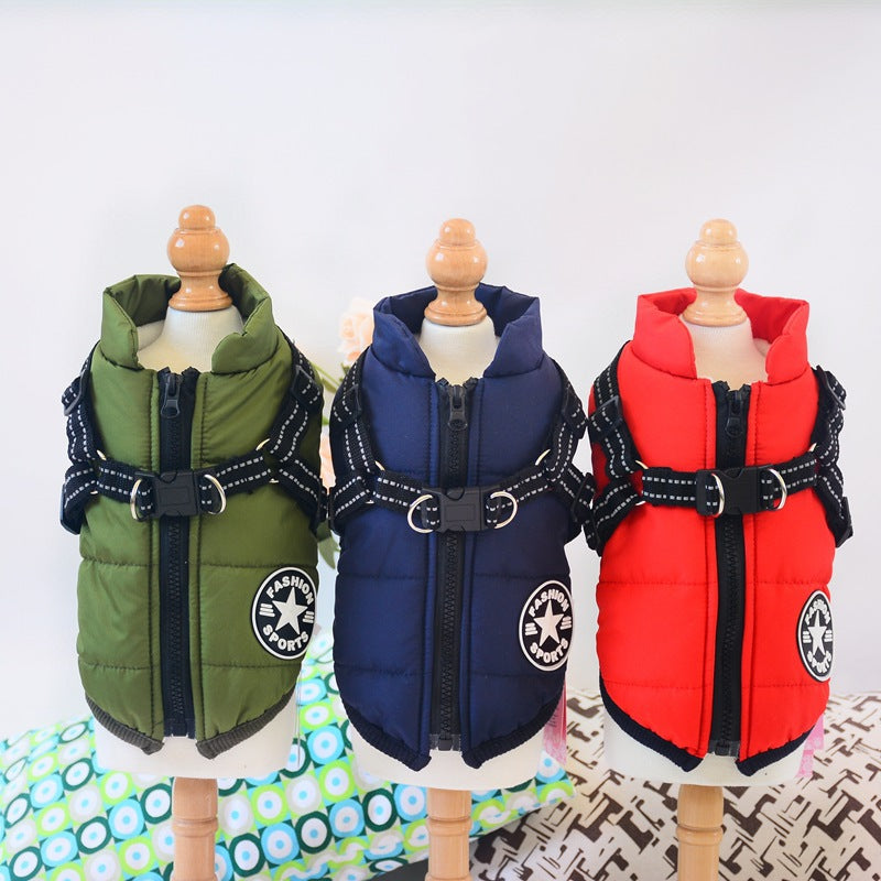 Waterproof Winter Dog Coat with Built-In Harness – product image 6