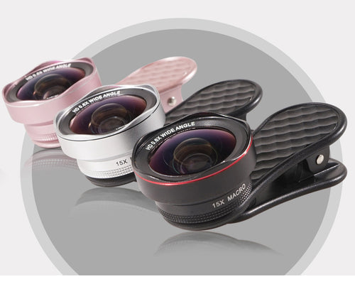 2-in-1 Wide-Angle & 15× Macro Smartphone Lens Kit – product image 2