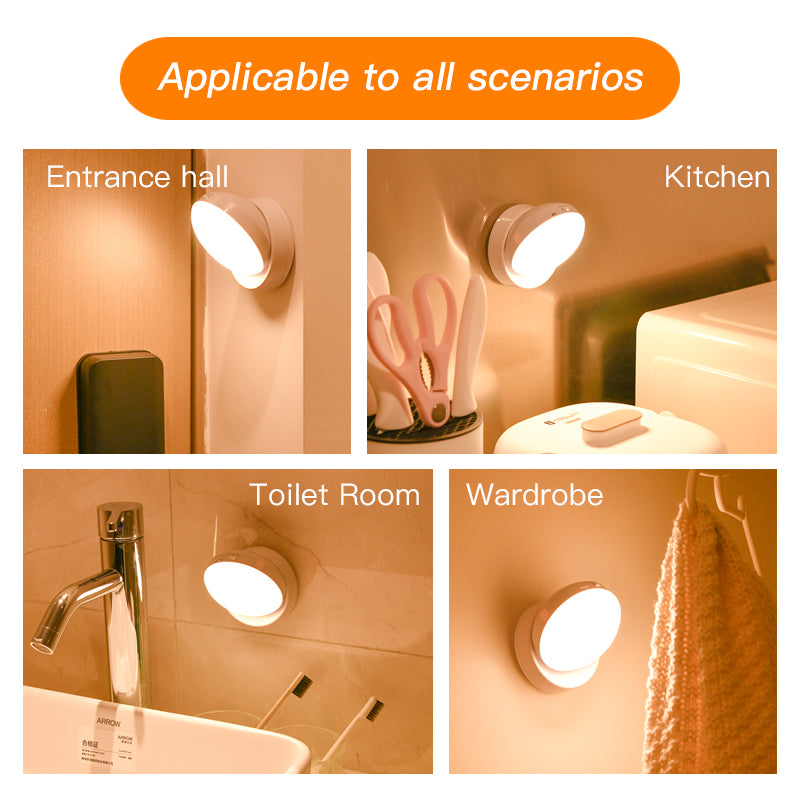 360° Rotating Rechargeable Motion Sensor Night Light – product image 2