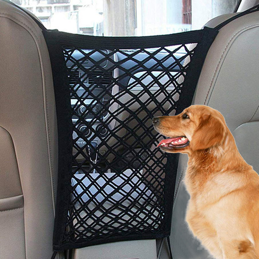 Elastic Vehicle Pet Barrier & Storage Net