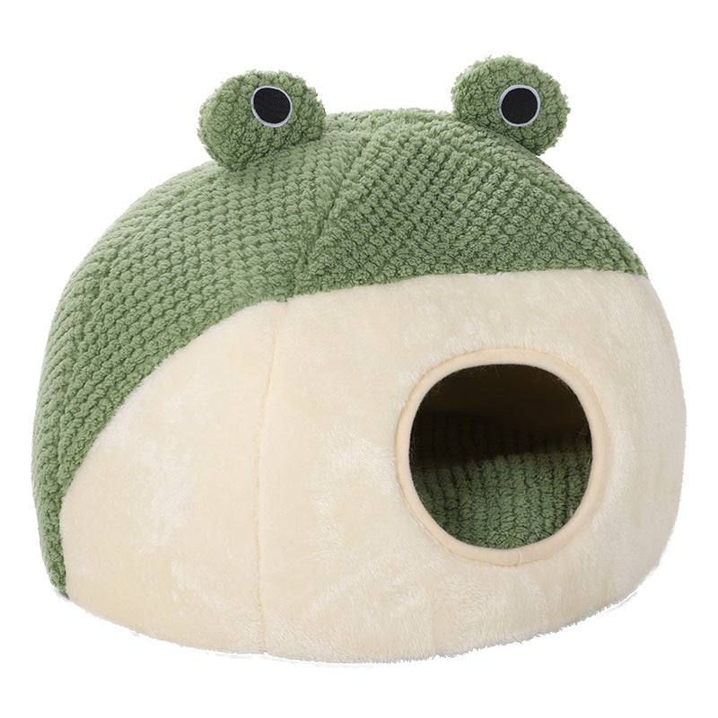 Cozy Frog Pet Bed & Hideaway for Cats & Small Dogs – product image 4