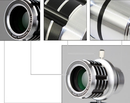 12× Smartphone Telephoto Camera Lens with Tripod – product image 4