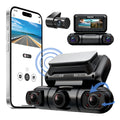 HainaTech 360° 4-Channel Dash Cam with GPS, WiFi & 128GB Card – product image 1