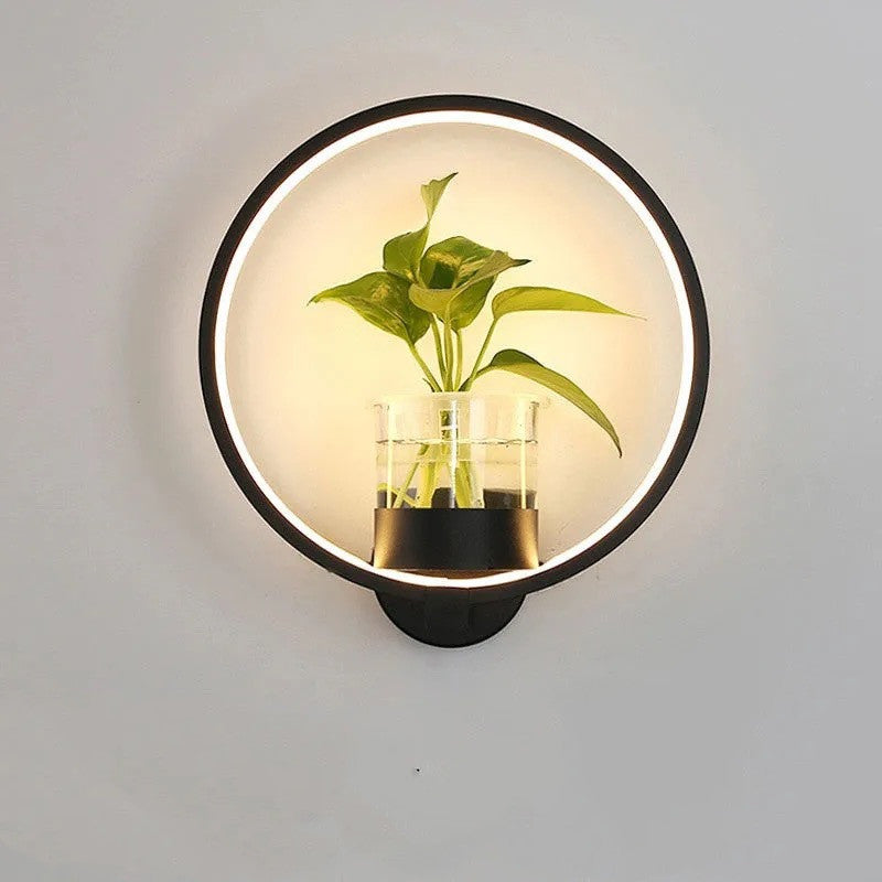 Modern LED Wall Light with Decorative Plant Holder – product image 4