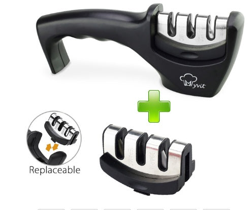 Manual Kitchen Knife Sharpener with Removable Sharpening Head – product image 10