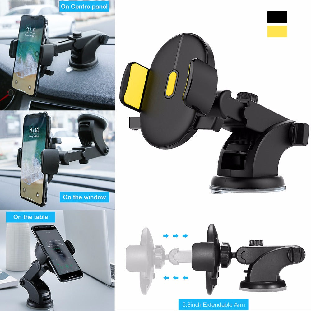 Telescopic Dashboard Car Phone Holder
