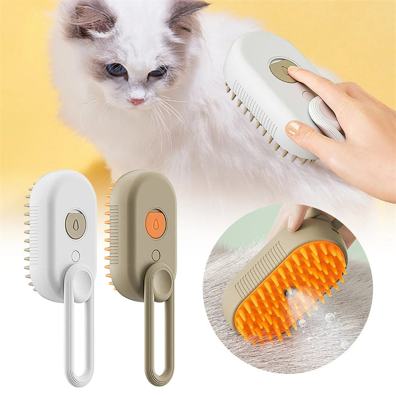 3-in-1 Electric Spray Pet Grooming Brush – product image 7