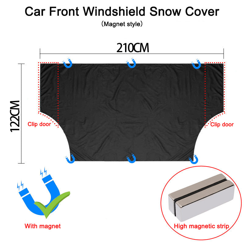 Magnetic Car Windscreen Snow Cover Set – image 9