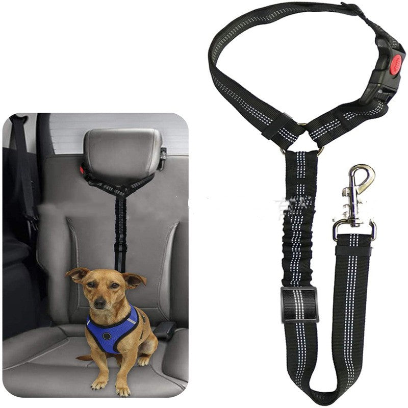 Reflective Elastic Pet Car Safety Leash – image 9