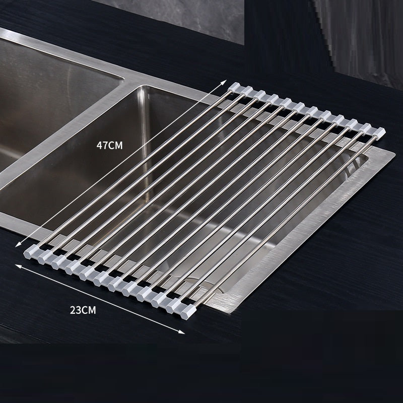Roll-Up Kitchen Sink Drying & Drainage Rack – image 2