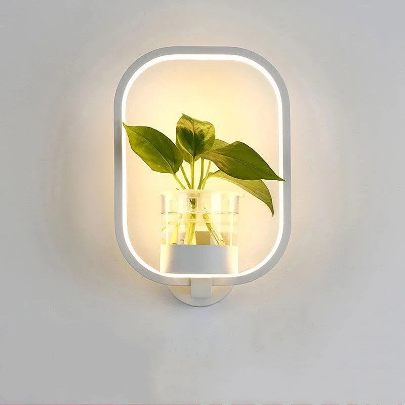 Modern LED Wall Light with Decorative Plant Holder – product image 6