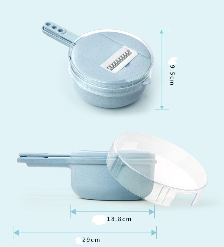 8-in-1 Mandoline Vegetable Slicer, Grater & Food Prep Set – product image 7