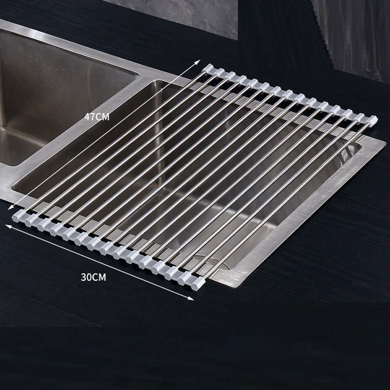 Roll-Up Kitchen Sink Drying & Drainage Rack – image 5