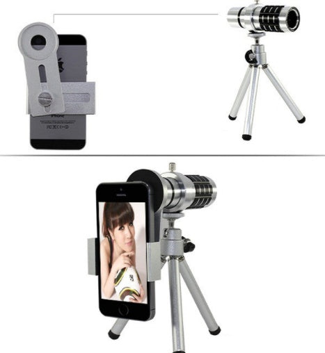 12× Smartphone Telephoto Camera Lens with Tripod – product image 3
