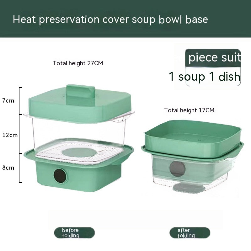 Stackable Insulated Food Cover with Temperature Display – image 6